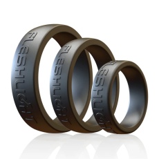 Fleshlight - FleshBands Rings 3 pcs - Black photo