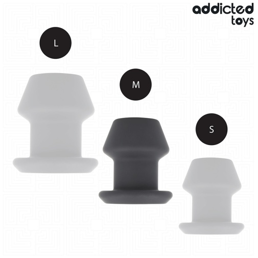 Addicted Toys - Extreme 空心后庭塞 中码 - 黑色 照片