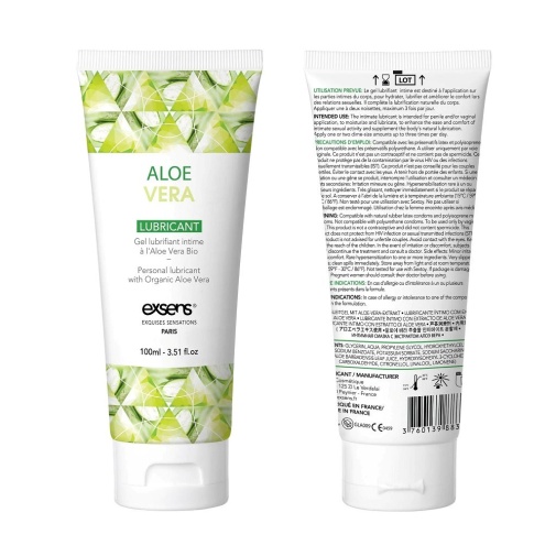 Exsens - Aloe Vera Bio Lube - 100ml photo