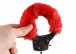 Toynary - SM02 Fuzzy Metal Handcuffs - Red photo-2