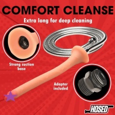 Hosed - 12" 仿真幼陽具造形灌腸器 - 肉色 照片