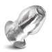 Master Series - Dicked Hollow Plug L - Clear photo-4