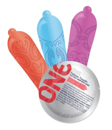 One Condoms - Tattoo Touch Condoms 3's Pack  photo