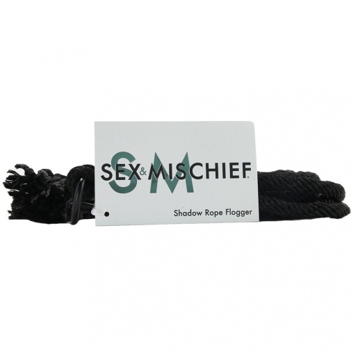 S&M - Shadow Rope Flogger - Black photo