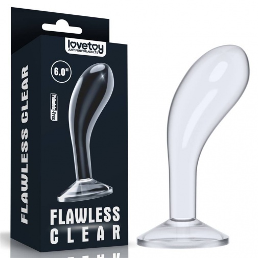 Lovetoy - Flawless Prostate Plug 6.0'' - Clear photo