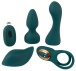 Couples Choice - Mini Vibrator w 4 Attachments - Green photo