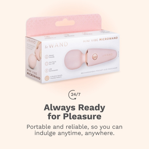 Le Wand - Mini Wand Pocket Massager - Rose Gold photo