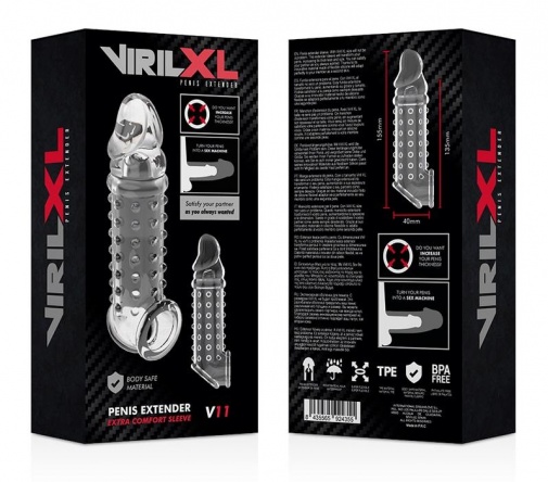VirilXL - V11 阴茎延长套 - 透明 照片