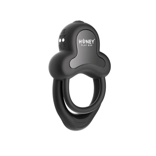 Honey Play Box - Anello Vibro App Ring w Clit Stimulator - Black 照片