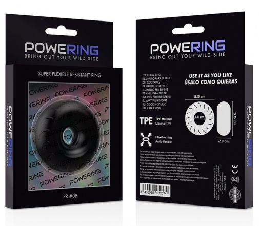 Powering - Super Flexible Resistant Ring PR08 - Black photo