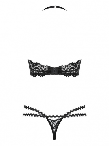 Obsessive - Joylace Lingerie Set - Black - L/XL photo