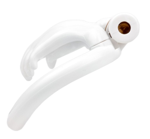 FAAK - Hand Shaped Resin Chastity Cage - White 照片