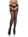 Leg Avenue - Liv Bow Backseam Stockings - Black photo-2