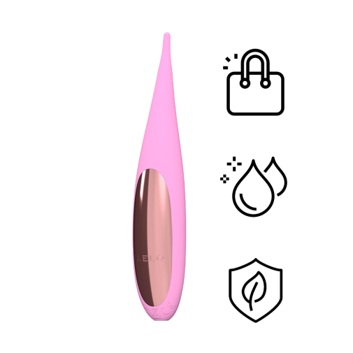 Lelo - DOT Travel 小巧陰蒂點潮筆震動器 - 粉紅色 照片