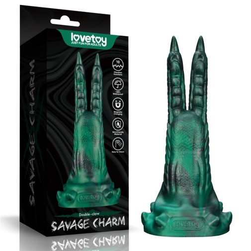 Lovetoy - Savage Charm Vibro Dildo - Blue photo