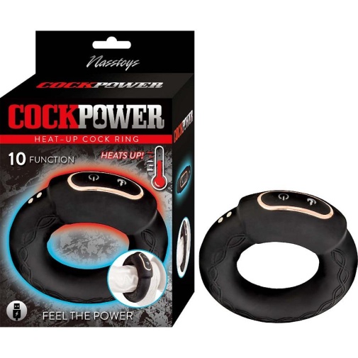 Nasstoys - Cock Power Heating Vibro Ring - Black photo