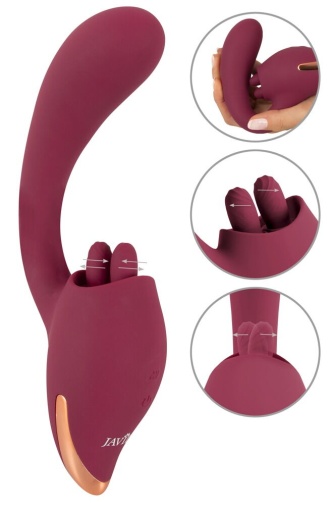 Javida - Licking 2 Function Vibrator - Purple photo