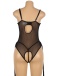 Ohyeah - Hollow Out Restraint Teddy - Black - 3XL photo-6