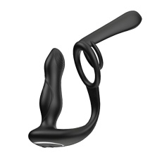 Nasstoys - Encancer Prostate Massager w Cock Ring - Black 照片