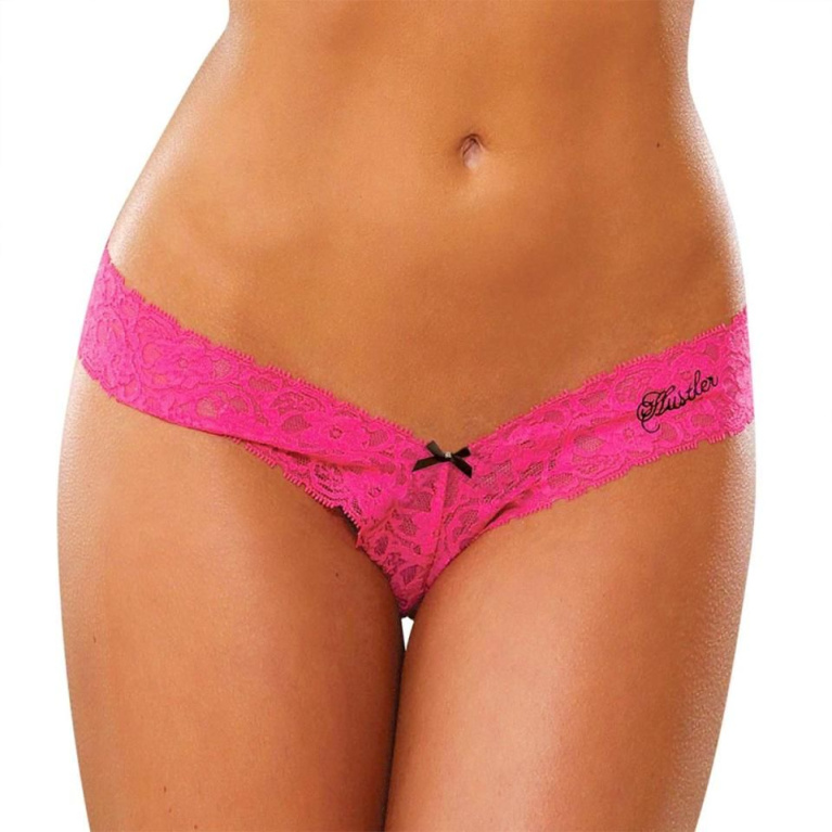 Hustler - Lace Thong - Pink - ML photo