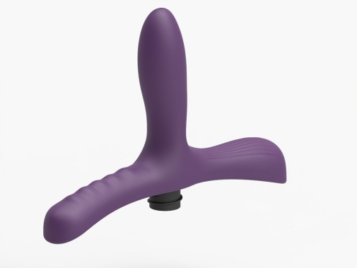 Bouncy Bliss - Classic Vibro Grinder Pillow - Purple photo