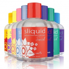 Sliquid - Naturals Swirl 草莓石榴味可食用润滑剂 - 125ml 照片