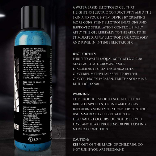Master Series - Electro Sex Gel - 241g photo