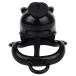 FAAK - Resin Pig Chastity Cage w Catheter - Black photo-5