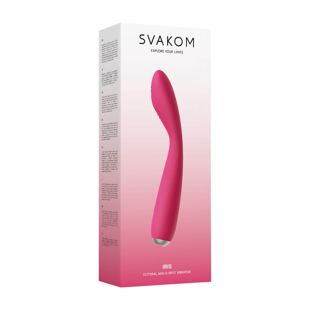 SVAKOM - Iris G-spot Vibrator - Plum Red photo-14
