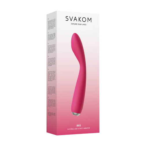 SVAKOM - Iris G-spot Vibrator - Plum Red photo