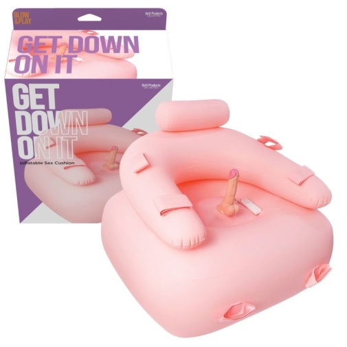 Hott Products - Get Down On It Inflatable Cushion w Dildo photo