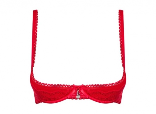 Obsessive - Lovica Half-Bra - Red - S/M photo