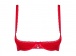 Obsessive - Lovica Half-Bra - Red - S/M photo-5