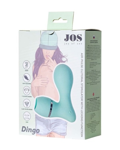 JOS - Dingo Clit Stimulator w Tongue - Mint photo