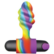 Bang! - Rainbow Vibro Butt Plug 照片