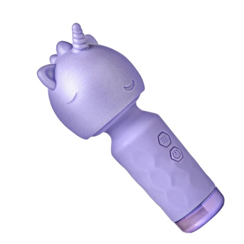 Bang! - Unicorn Mini Wand Vibrator - Purple 照片