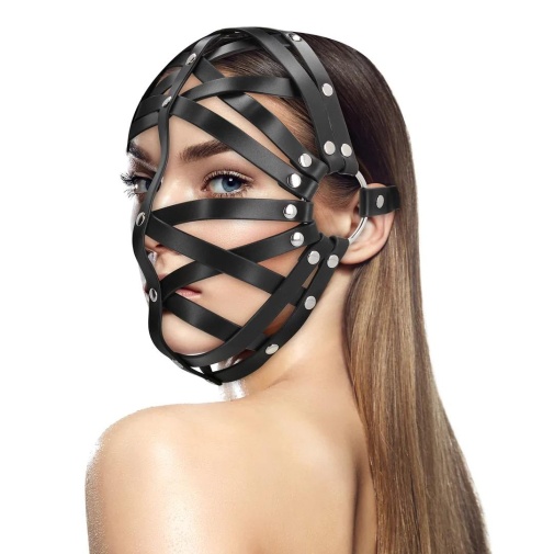 Ouch - Cage Face Mask - Black photo
