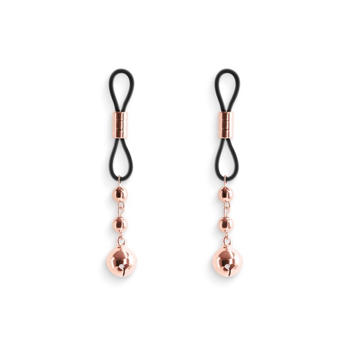 NS Novelties - Bound D1 Nipple Clamps - Rose Gold photo