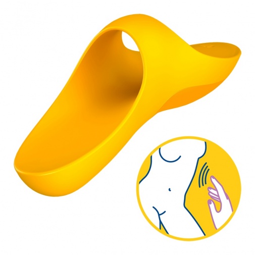 Satisfyer - Teaser Finger Vibrator - Yellow photo