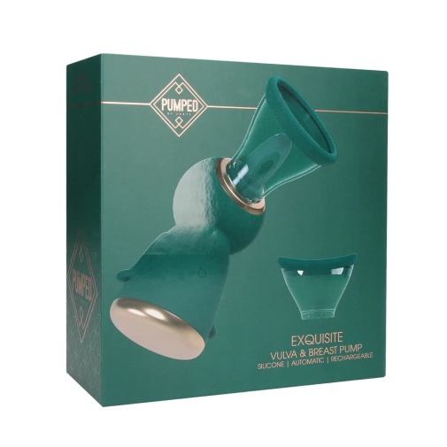 Pumped - Exquisite Vulva & Breast Pump - Forest Green 照片