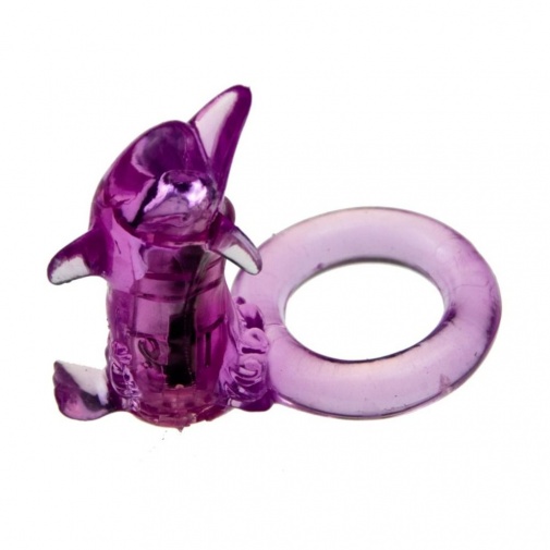 Aphrodisia - 可愛的海豚戒指 - 紫色 照片
