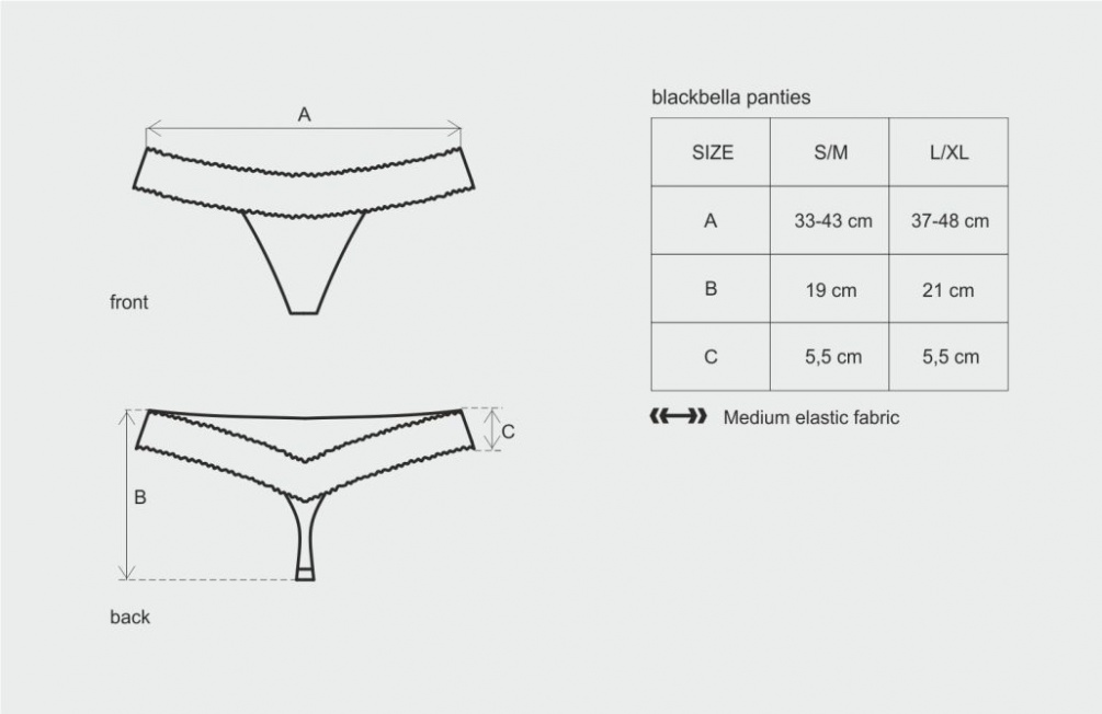 Blackbella panties. Very tempting, feminine panties.
deep b... Obsessive - Blackbella Panties - Black - S/M photo-7