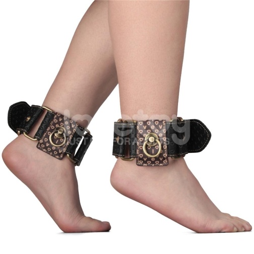 Lovetoy - Rebellion Reign Ankle Cuffs - Black  photo