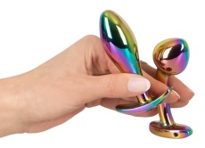 ANOS - Metal Butt Plug Set - Rainbow 照片