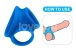 Lovetoy - Pinnacle Pro Trio Grip Enhancer - Blue photo-9