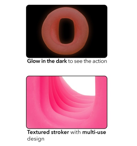CEN - Slop Top Filthy Glow Stroker - Pink photo