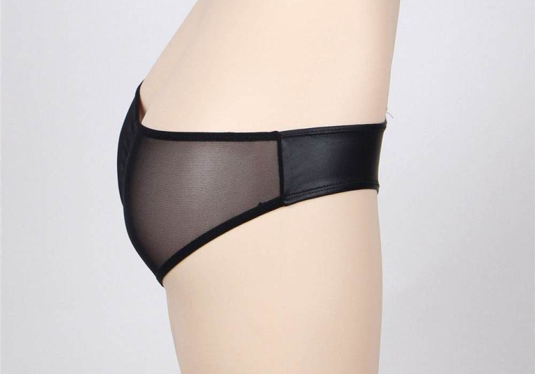 Ohyeah - Zipper Panties - Black - 3XL photo
