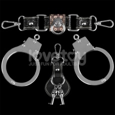 Lovetoy - Rebellion Reign Metal Hand Cuffs - Silver 照片