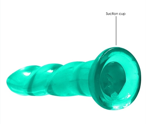 RealRock - 7" Wave Non-Realistic Dildo - Green photo