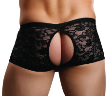 Male Power - Crotchless Panty - S/M - Black 照片